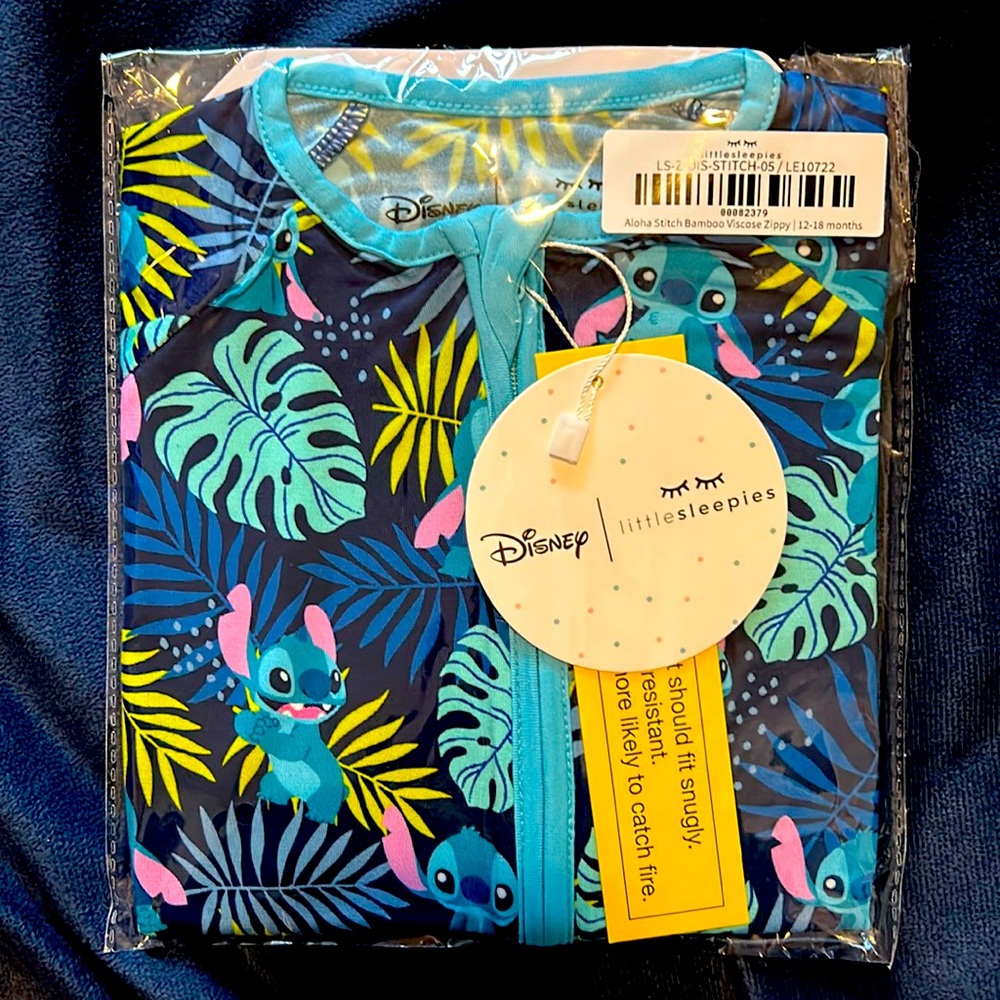 LS Brand new Stitch Zippy 12-18m